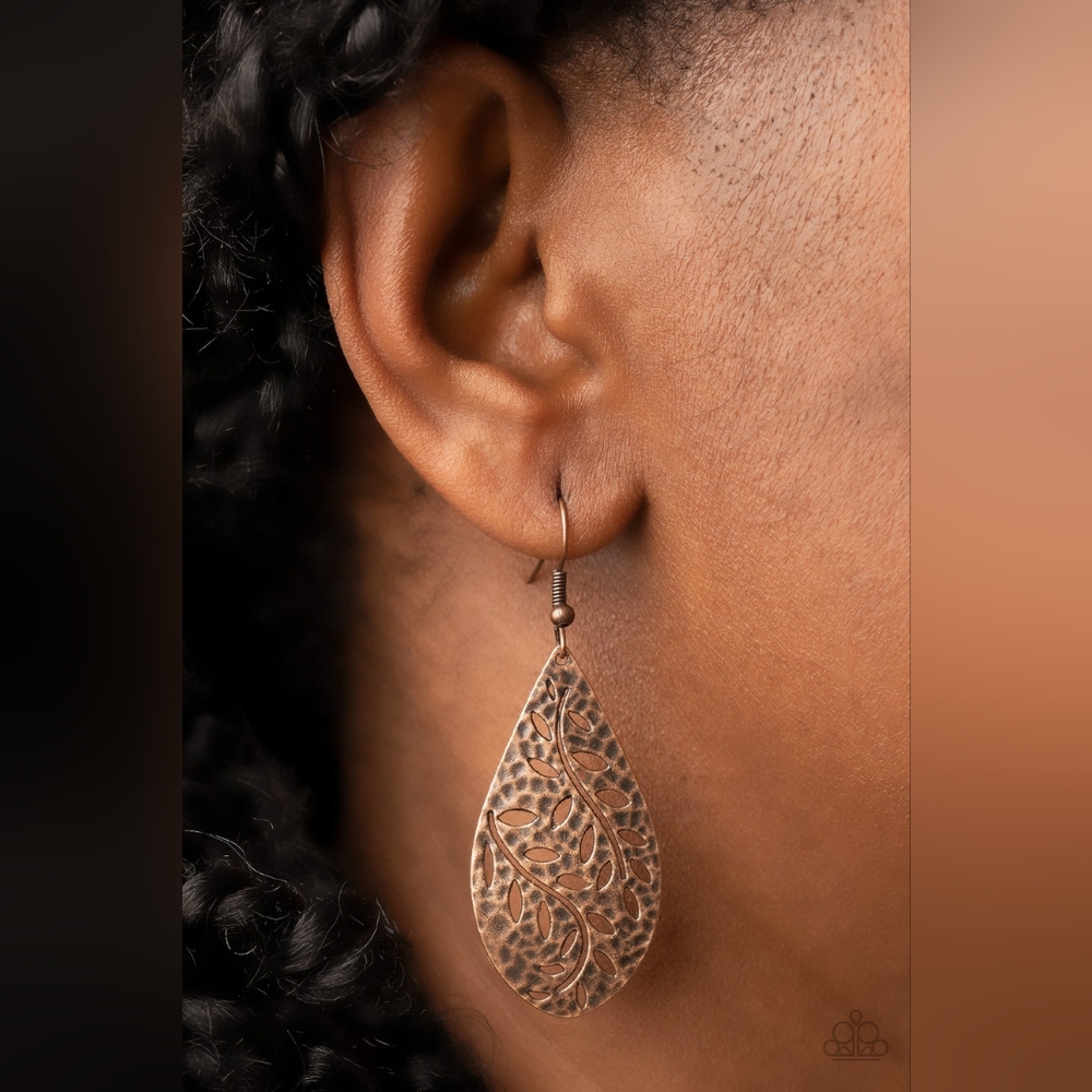 Vineyard Vanity Copper Earrings